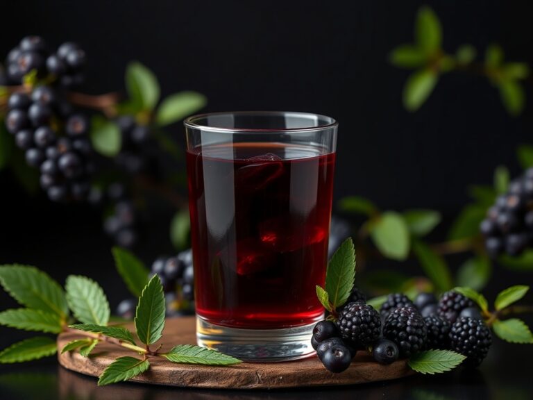 Read more about the article Sok z czarnego bzu – przepis, właściwości i zastosowanie