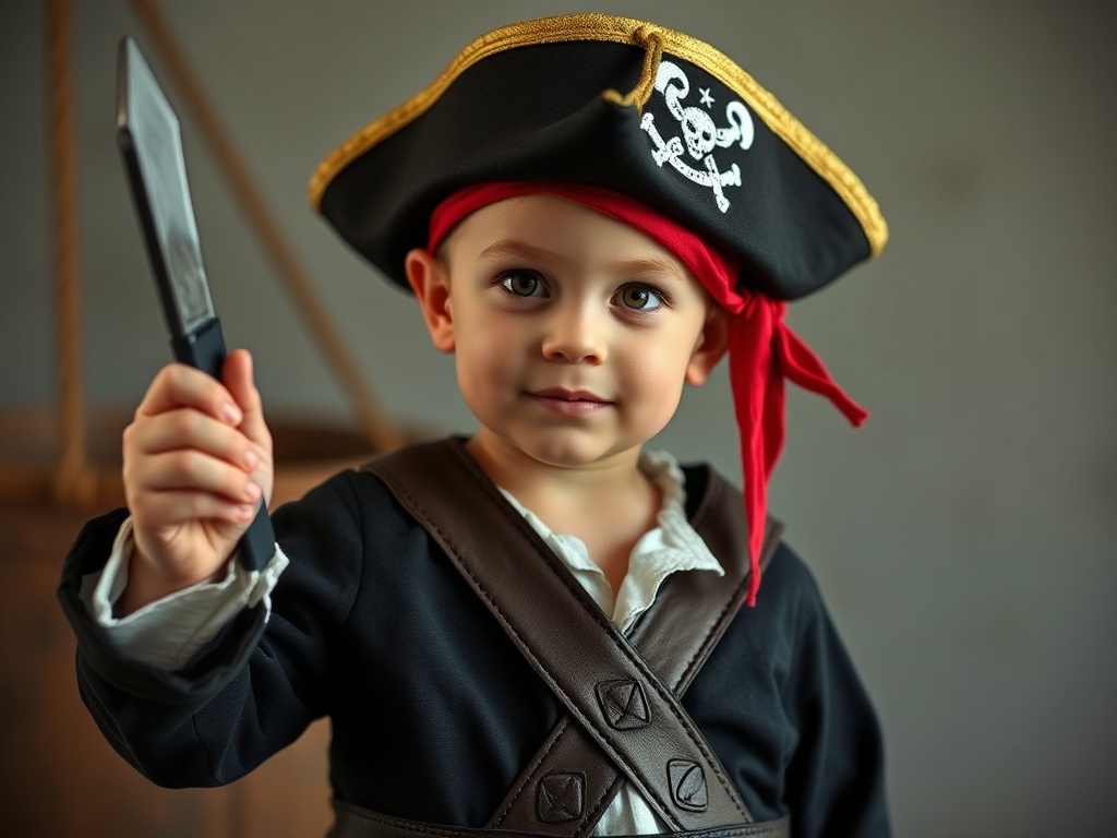 jak zrobić dziecku strój pirata