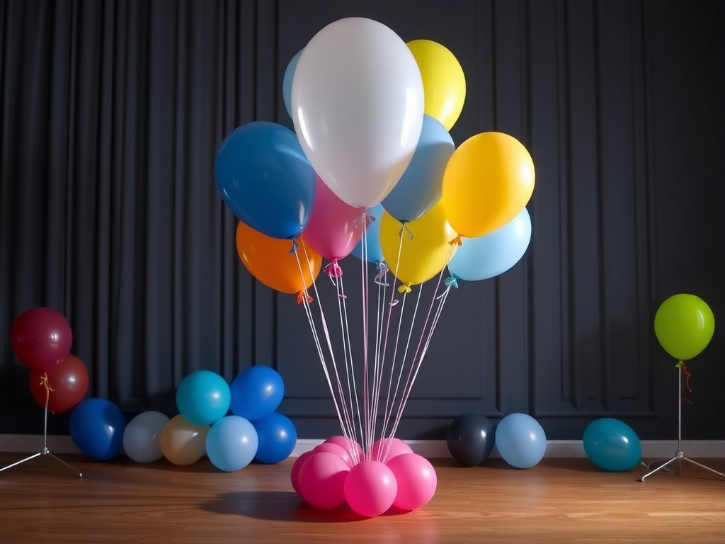 jak zrobić stojak na balony