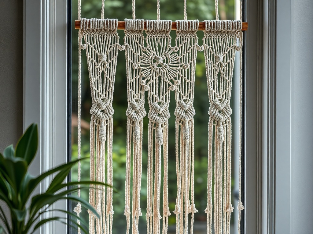 makrama na okno - jak zrobić